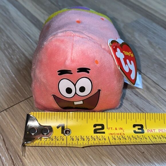 SpongeBob SquarePants Patrick Star TY teeny beanies plush Nickelodeon cartoon - Picture 10 of 11